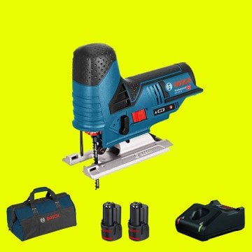 BOSCH GST 12V-70 Profesyonel 12 Volt 3 Ah Çift Akülü Dekupaj Testere (Bez Çanta)