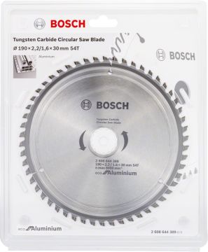 BOSCH Optiline Eco Alüminyum 190*30 mm. 54 Diş 2 608 644 389