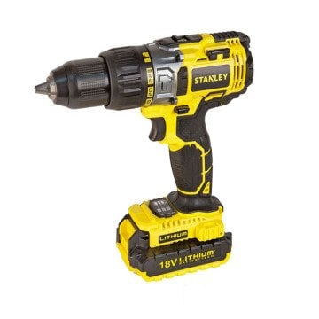 STANLEY 18V Li-Ion Darbeli Matkap Vidalama 2,0 Ah Çift Akülü STDC18LHBK