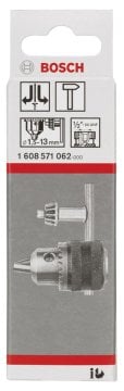 BOSCH 1/2-20 1,5-13 mm. Anahtarlı Mandren 1 608 571 062