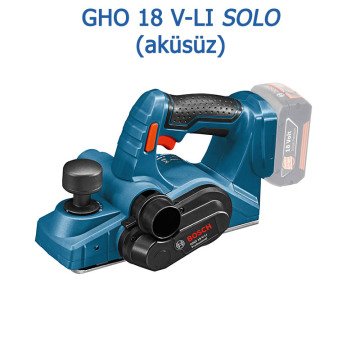 BOSCH GHO 18V-LI Profesyonel 18 Volt Akülü Planya (L-Boxx) (Solo Makina) - (Teslimat Kapsamında Akü ve Şarj Cihazı Yoktur)