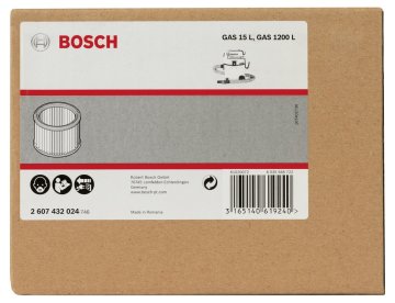 BOSCH GAS 15L Için Kanallı Filtre 2 607 432 024