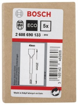 BOSCH Eco-Line 250 mm. Sds Geniş Keski (5'li Paket İçerisinden 1 Adet) 2 608 690 133