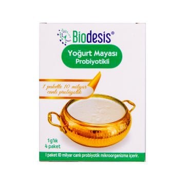 Biodesis Probiyotikli Yoğurt Mayası 1gr X 4 Paket