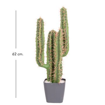 Yapay Kaktüs Saksılı 62 Cm.