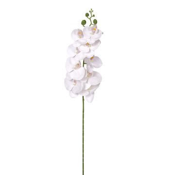 Yapay Çiçek Orkide Gerçek Dokunuş Beyaz 95 Cm.