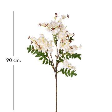 Yapay Çiçek Akasya Beyaz 90 Cm.