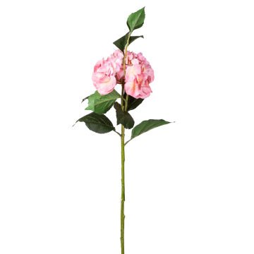 Yapay Çiçek Islak Dokulu Ortanca Pembe Tek Dal 110 Cm.