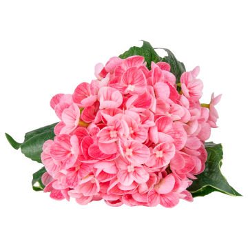 Yapay Çiçek Islak Dokulu Ortanca Buket Pembe 26 Cm.