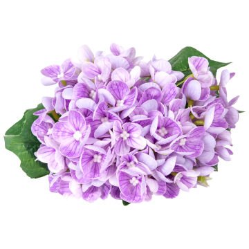Yapay Çiçek Islak Dokulu Ortanca Buket Mor 26 Cm.