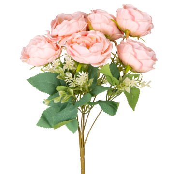 Yapay Çiçek Şakayık Buket 7 Dal Pembe 41 Cm.