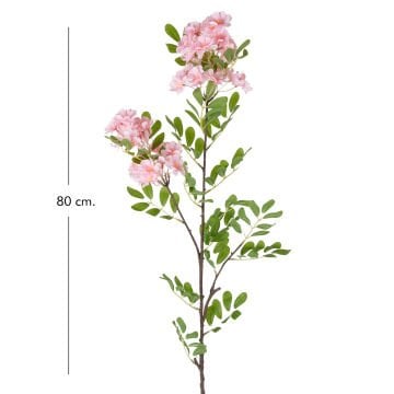 Yapay Çiçek Bahar Dalı Pembe 80 Cm.