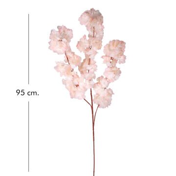 Yapay Çiçek Bahar Dalı Krem-Pembe 95 Cm.