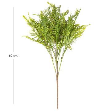 Yapay Fujer - EğreltiOtu Demet Yeşil 60 Cm.