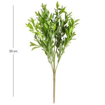 Yapay Çay Demeti Koyu Yeşil 55 Cm.