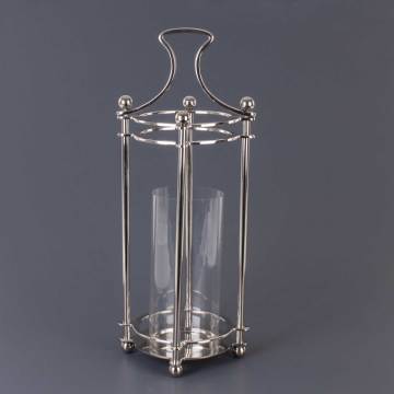 Dekoratif Metal Mumluk Fener 22x59 Cm