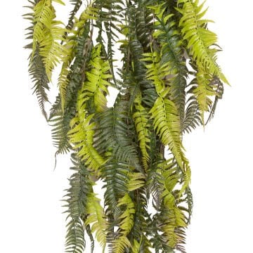 Yapay Bitki Fujer-Eğrelti Otu Sarmaşık Yeşil-Mor 120 Cm.