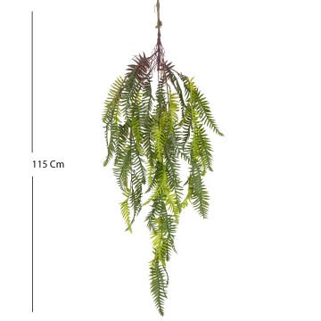 Yapay Fujer-Eğrelti Otu Sarmaşık Yeşil 115 Cm.