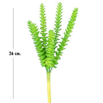 Yapay Kaktüs Sukulent Yeşil 26 Cm