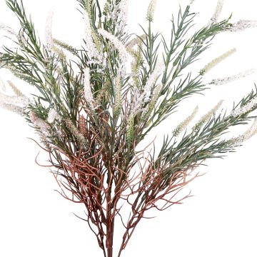 Yapay Çiçek Lavanta Demet Yeşil-Beyaz 65 Cm.