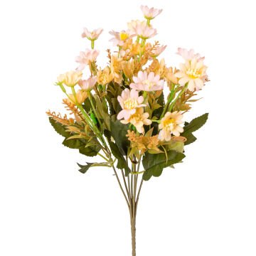Yapay Çiçek Papatya Demet Sarı-Pembe 35 Cm.
