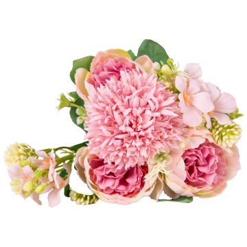 Yapay Çiçek Şakayık Buket 6 Dal Pembe 30 Cm.