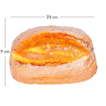 Yapay Ekmek Kahverengi 23x16x9 Cm.