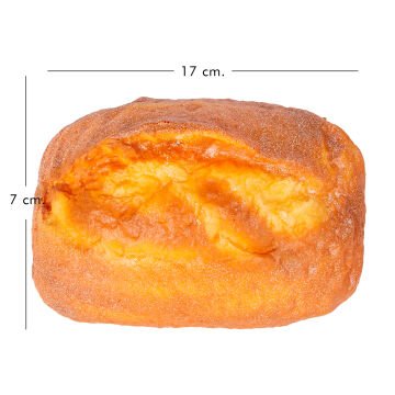 Yapay Ekmek Kahverengi 17x12x7 Cm.