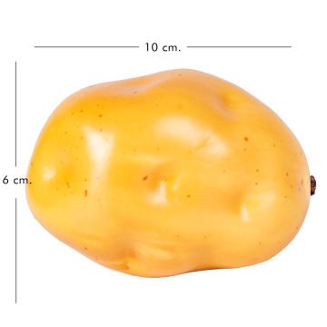 Yapay Patates Kahverengi 10x7x6 Cm.