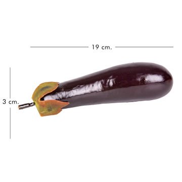 Yapay Patlıcan Mor 19x3x3 Cm.