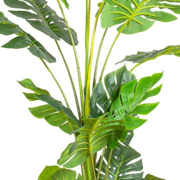 Yapay Deve Tabanı Ağacı (Monstera Ağacı) Gerçek Dokulu 16 Yapraklı 150 Cm.