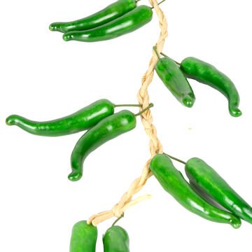 Yapay Salkım Yeşil Biber 60 Cm.