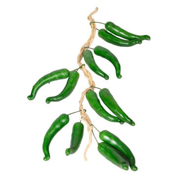 Yapay Salkım Yeşil Biber 60 Cm.