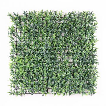 Yapay Çay Bitkisi Tabaka Yeşil 50X50 Cm. UV KORUMALI - Dış Mekan Uyumlu