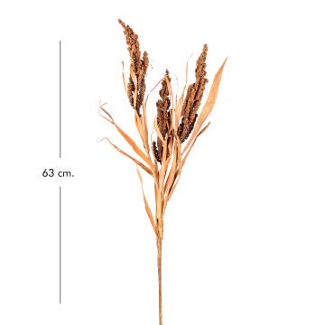 Yapay Bitki Sorgum Kahverengi 63 Cm.