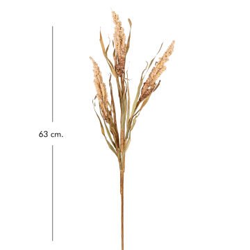 Yapay Bitki Sorgum Krem 63 Cm.