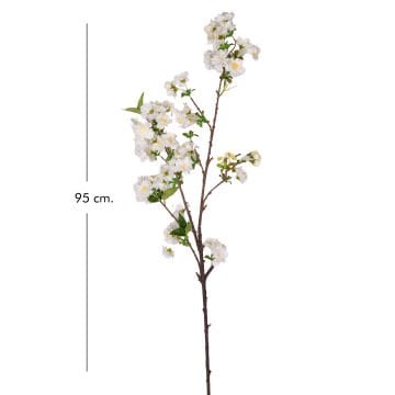 Yapay Çiçek Sakura Dalı Beyaz 95 Cm.