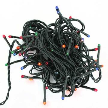 Dış Mekan Renkli Led Lamba Yılbaşı 240'lı Hareketli 18 M (5m Uz) 24 V