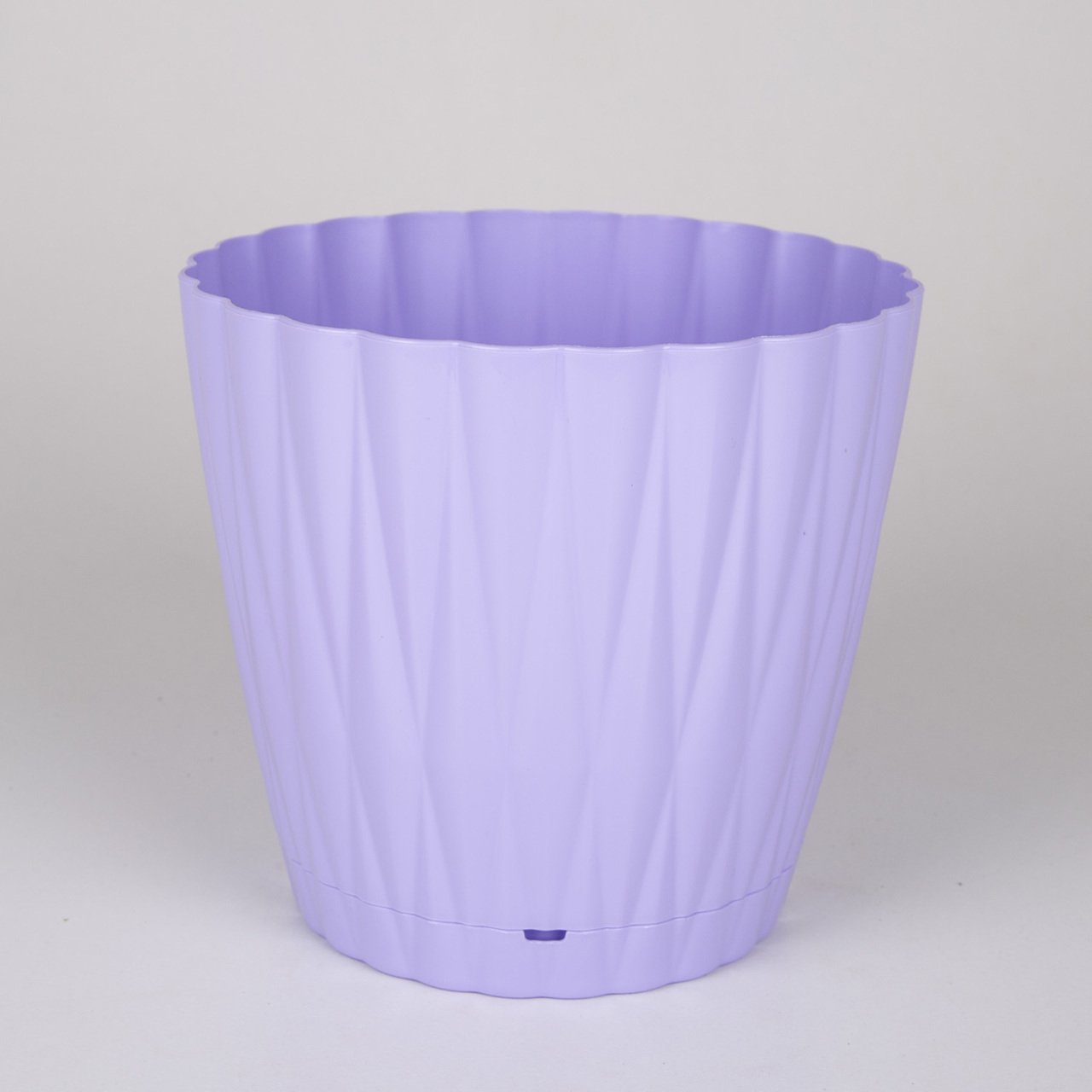 Veramaya Plastik İstiridye Saksı No:3 Lila 3 Litre 18,5x16 Cm