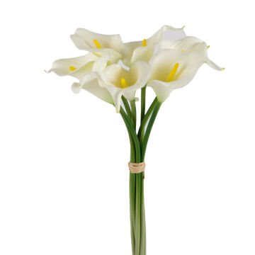 Yapay Calla Zambak Demet Krem 35 Cm.7 li Buket
