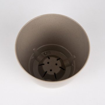 Veramaya 3 Adet Plastik Begonya Saksı No:1 Bej 0,9 Litre 12x11 Cm