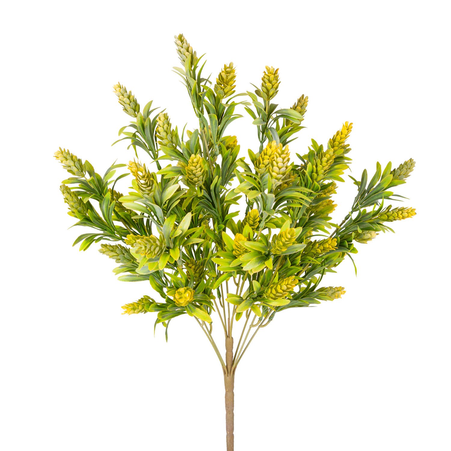 Yapay Çiçekli Bitki Sarı-Yeşil 55 Cm.