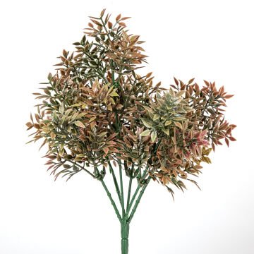 Yapay Fesleğen Kahverengi 35 Cm. UV Korumalı - Dış Mekan Uyumlu