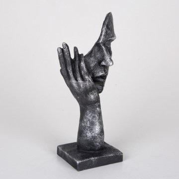 Veramaya Duymadım Figürlü Mask Biblo (lame) 11x7,5x25 Cm
