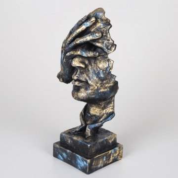 Veramaya Görmedim Mask Biblo Mavi 33x14 Cm
