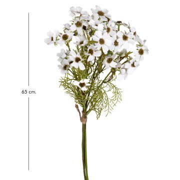 Yapay Çiçek Papatya Demeti Beyaz 65 Cm.