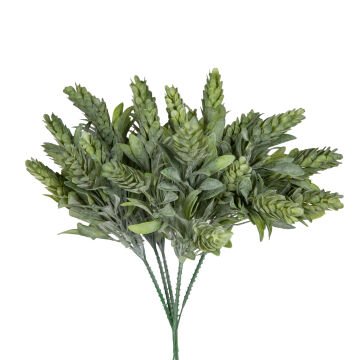 Yapay Çiçekli Bitki Yeşil-Mor 25 Cm.