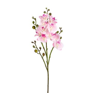 Yapay Orkide Gerçek Dokulu Pembe 80 Cm.