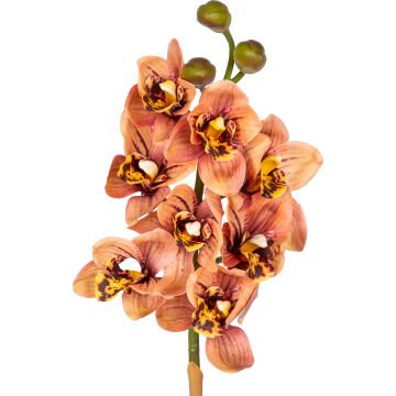 Yapay Orkide Gerçek Dokulu Somon 75 Cm.