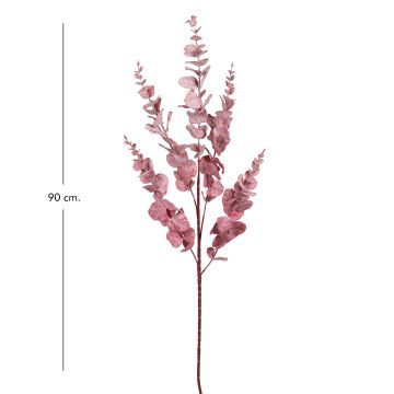 Yapay Okaliptus Bordo 90 cm.